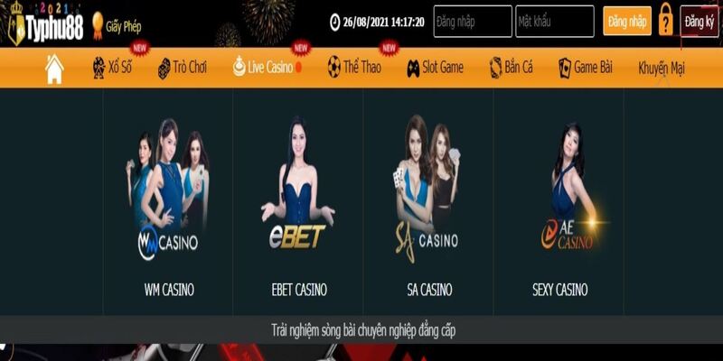 Cách chơi casino typhu88