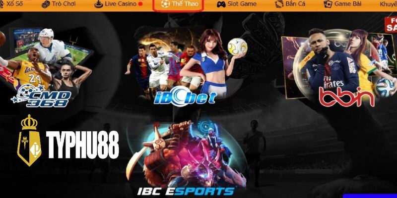 Sân chơi có thể thao tác chỉ tại typhu88